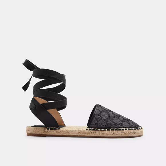 COACH | Connie Espadrille In Signature Jacquard - Picture 2 of 5